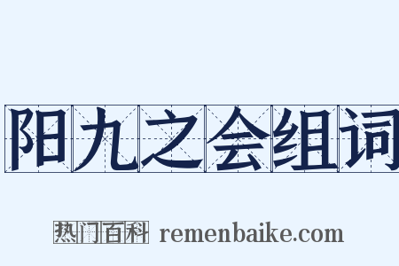 阳九之会组词是什么意思的图片